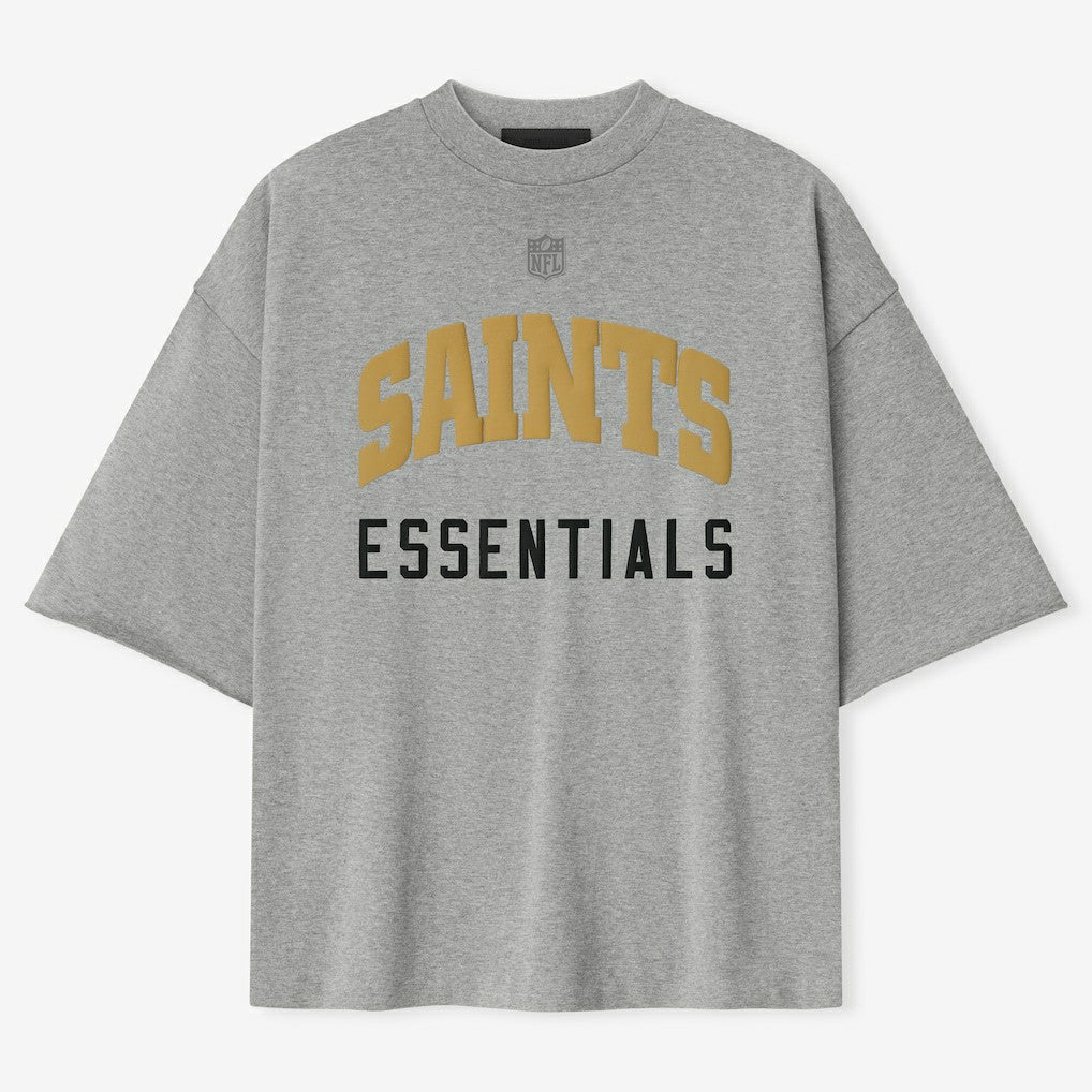 Fear of God x NFL Unisex 3/4-Sleeve T-Shirt - New Orleans Saints T-shirts