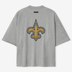 Fear of God x NFL Unisex 3/4-Sleeve T-Shirt - New Orleans Saints T-shirts