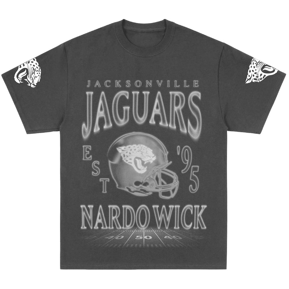 Nardo Wick Unisex Teal Smoke T-Shirt - Jacksonville Jaguars T-shirts