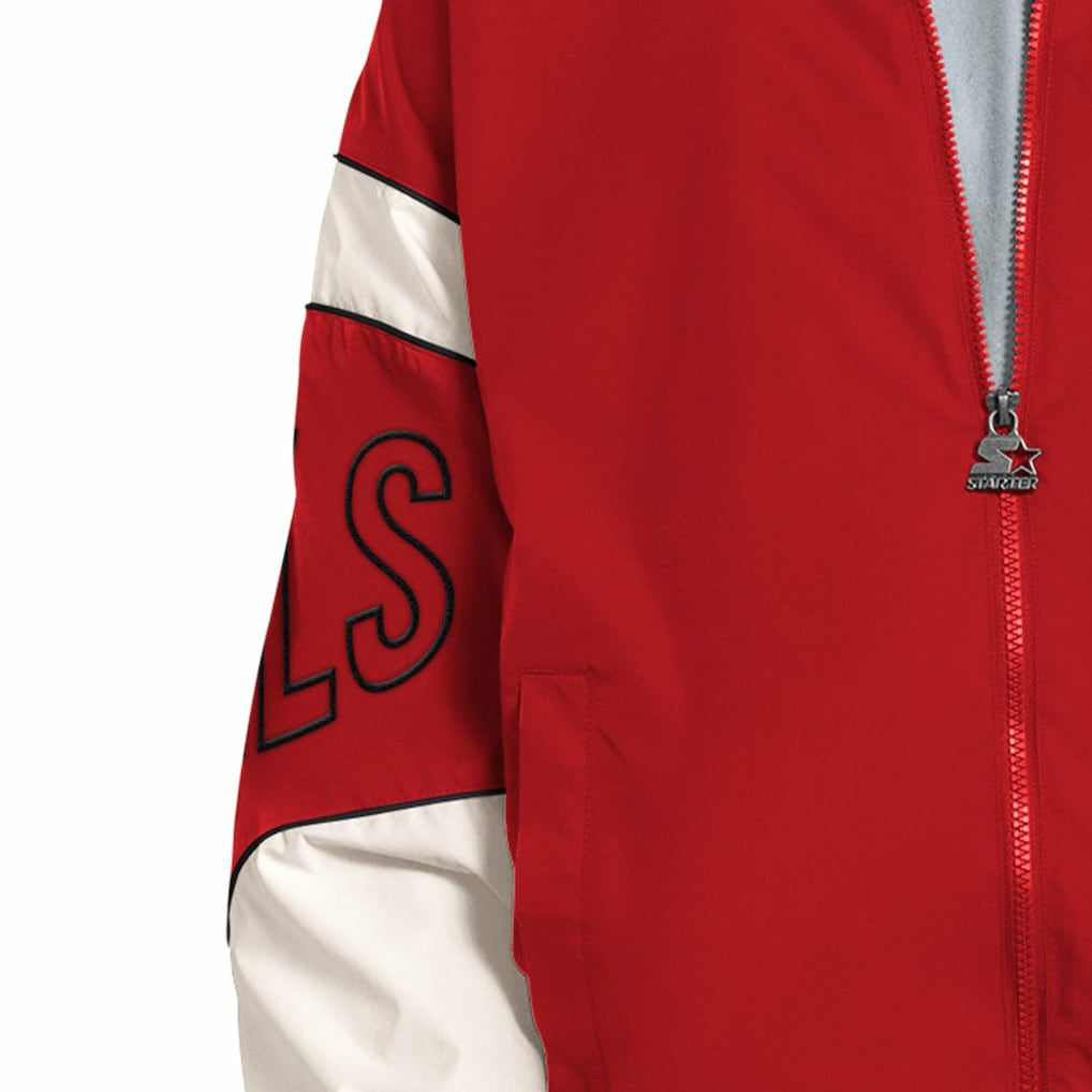Chicago Bulls Starter The Gust Full-Zip Hooded Jacket