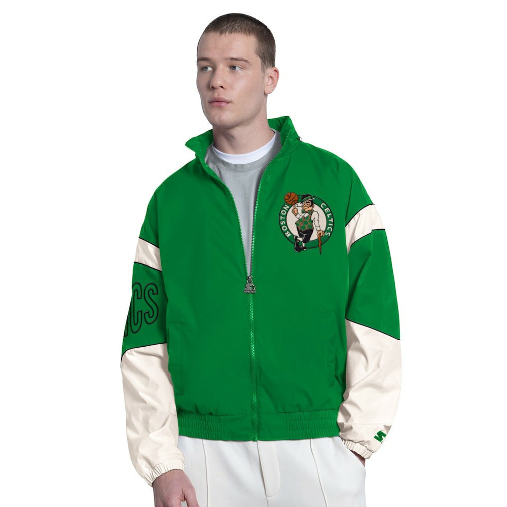 Boston Celtics Starter The Gust Full-Zip Hooded Jacket
