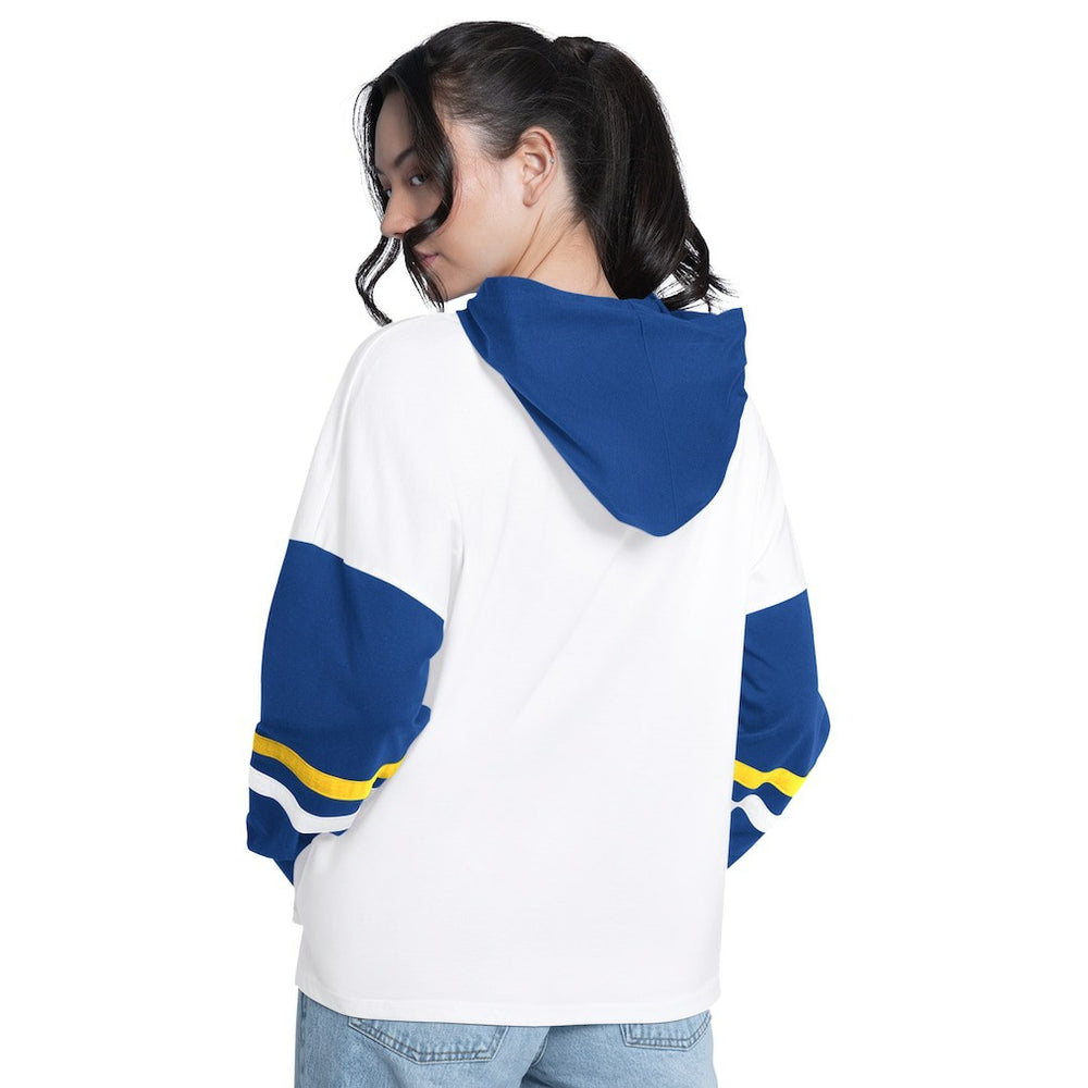 Golden State Warriors G-III 4Her by Carl Banks Women's Key Player Oversized Hooded Long Sleeve T-Shirt sale