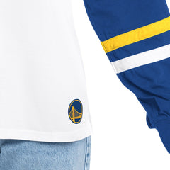 Golden State Warriors G-III 4Her by Carl Banks Women's Key Player Oversized Hooded Long Sleeve T-Shirt sale