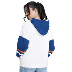New York Knicks G-III 4Her by Carl Banks Women's Key Player Oversized Hooded Long Sleeve T-Shirt