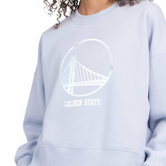 Golden State Warriors Starter Women's Pastel Boxy Sweatshirt sale