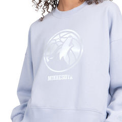 Minnesota Timberwolves Starter Women's Pastel Boxy Sweatshirt