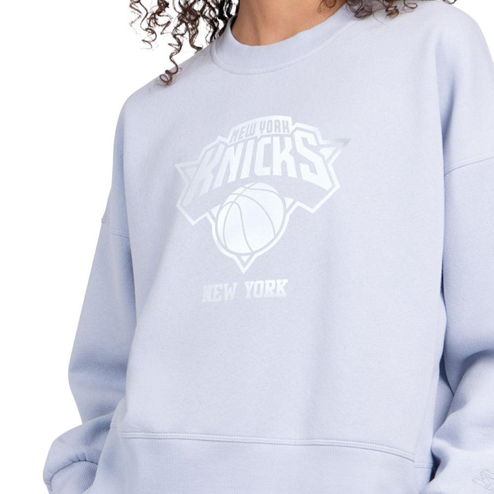 New York Knicks Starter Women's Pastel Boxy Sweatshirt