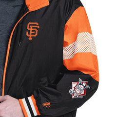 Black/Orange San Francisco Giants Pro Player Legacy Lightweight Full-Zip Hooded Jacket