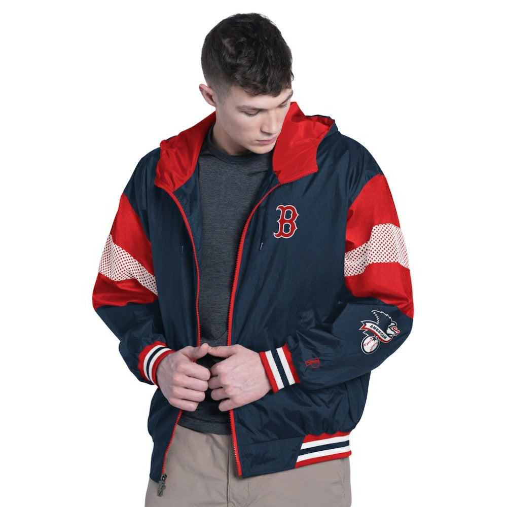 Navy/Red Boston Red Sox Pro Player Legacy Lightweight Full-Zip Hooded Jacket
