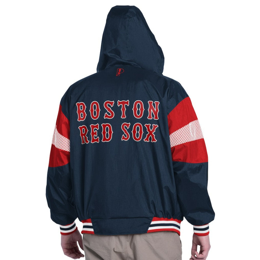 Navy/Red Boston Red Sox Pro Player Legacy Lightweight Full-Zip Hooded Jacket