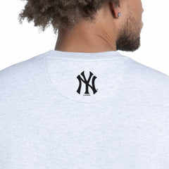 Gray New York Yankees Starter Face of Ice Blue French Terry Sweatshirt