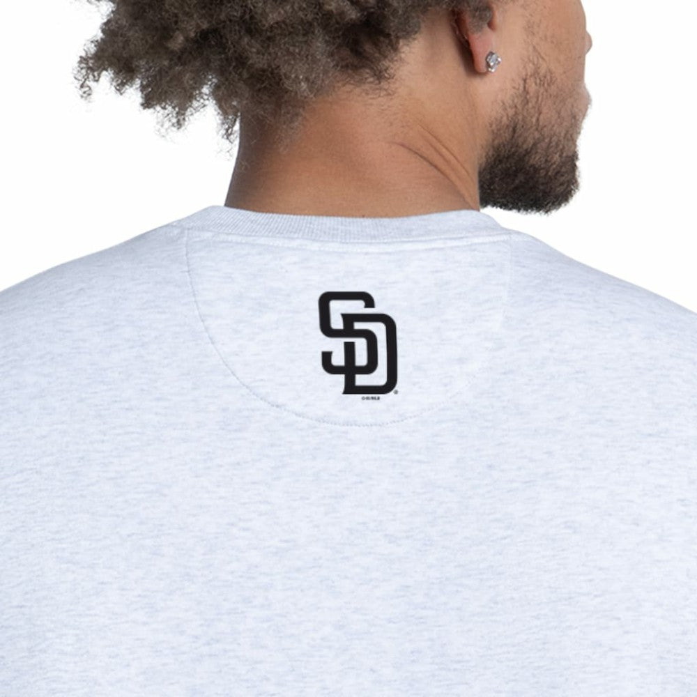 Gray San Diego Padres Starter Face of Ice Blue French Terry Sweatshirt