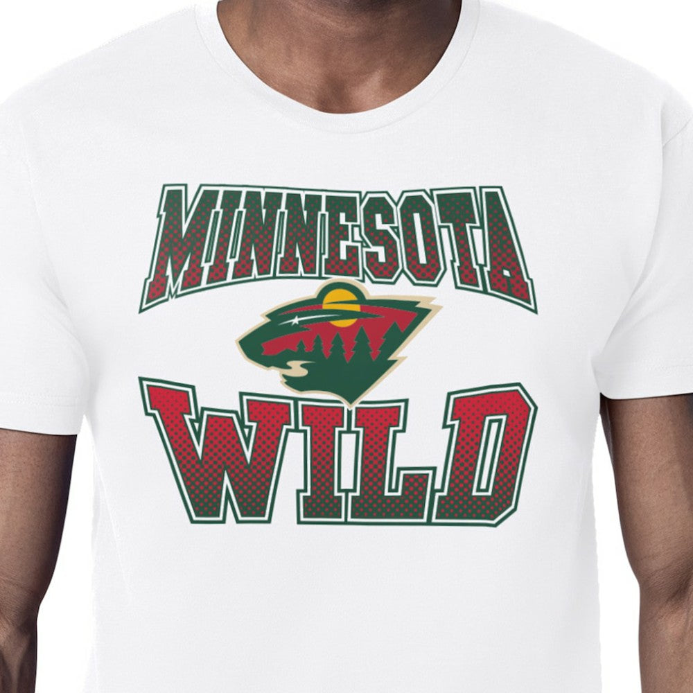 NHL Minnesota Wild Starter Comic Style Team Graphic T-Shirt