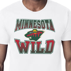NHL Minnesota Wild Starter Comic Style Team Graphic T-Shirt
