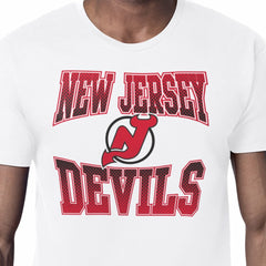 NHL New Jersey Devils Starter Comic Style Team Graphic T-Shirt