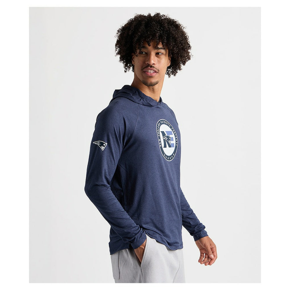 Charles River x  Cayak Hooded Long Sleeve T-Shirt - New England Patriots T-shirts