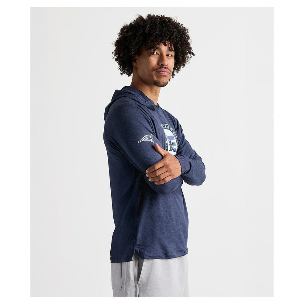 Charles River x  Cayak Hooded Long Sleeve T-Shirt - New England Patriots T-shirts