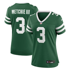 John Metchie III  Women's Team Game Jersey - New York Jets Jerseys