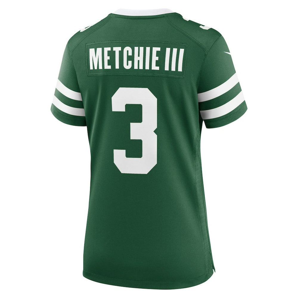 John Metchie III  Women's Team Game Jersey - New York Jets Jerseys