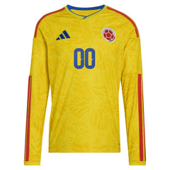 Colombia National Team FIFA x World Cup 2026 Home Replica Long Sleeve Custom Jersey