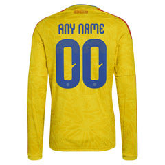 Colombia National Team FIFA x World Cup 2026 Home Replica Long Sleeve Custom Jersey