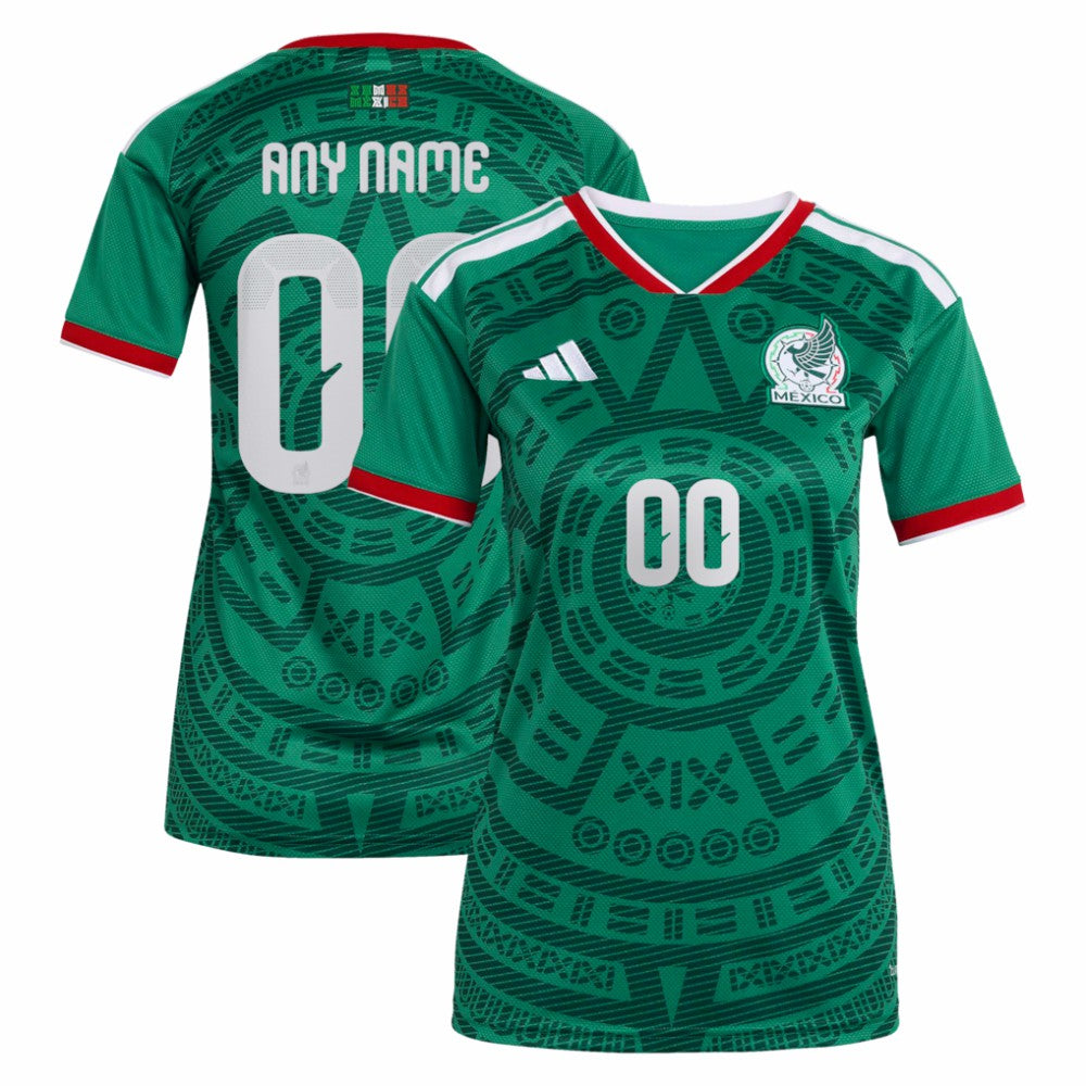 Mexico National Team Women's 2026 Home Replica Custom Jersey
