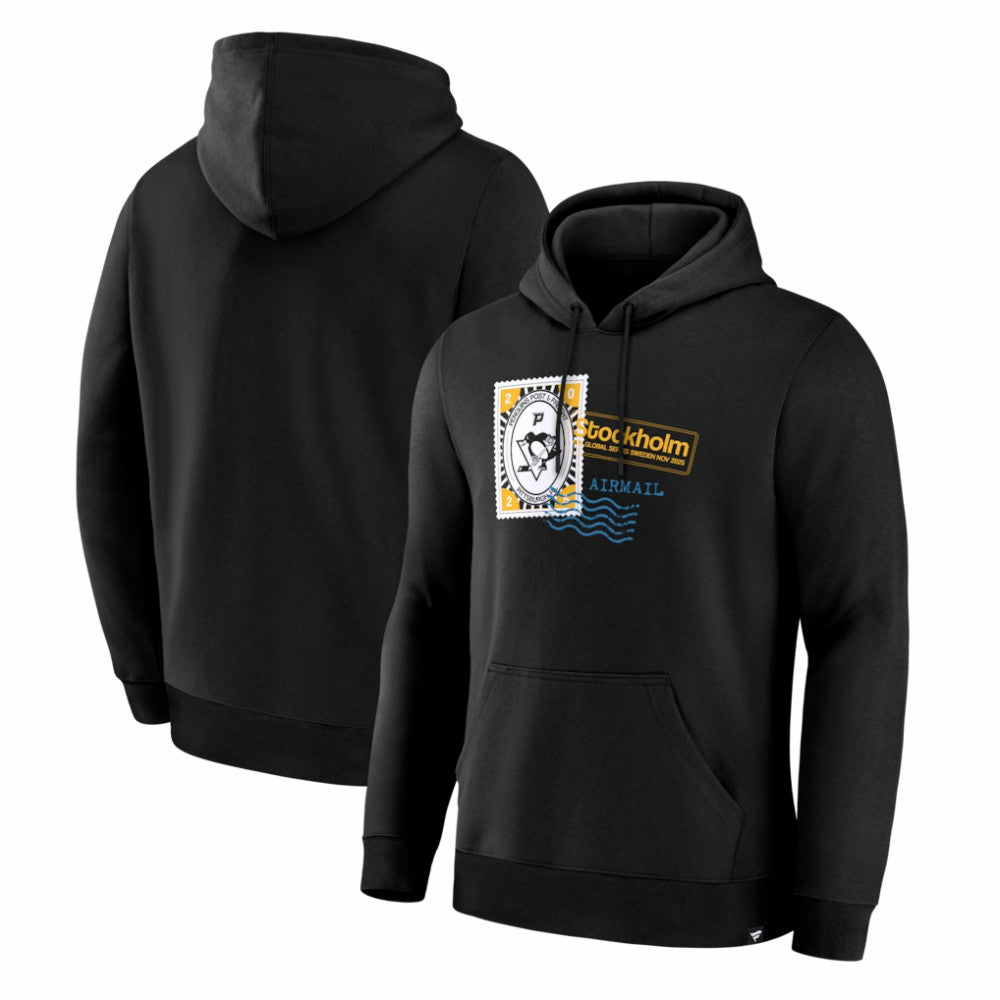 NHL Pittsburgh Penguins 2025 NHL Global Series Hometown To Stockholm Legacy Hoodie