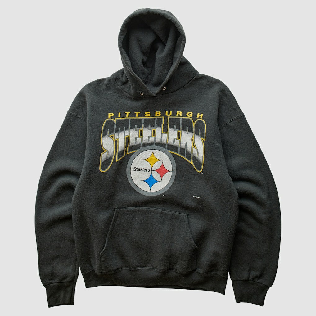 90s Hooded Pullover Sweatshirt - Pittsburgh Steelers Pullover