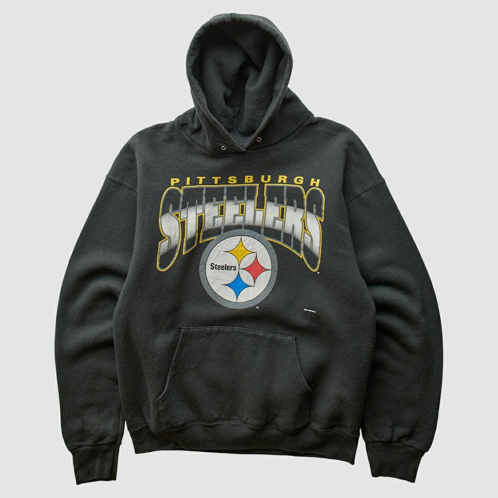 90s Hooded Pullover Sweatshirt - Pittsburgh Steelers Pullover