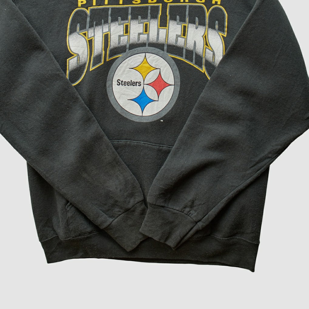 90s Hooded Pullover Sweatshirt - Pittsburgh Steelers Pullover
