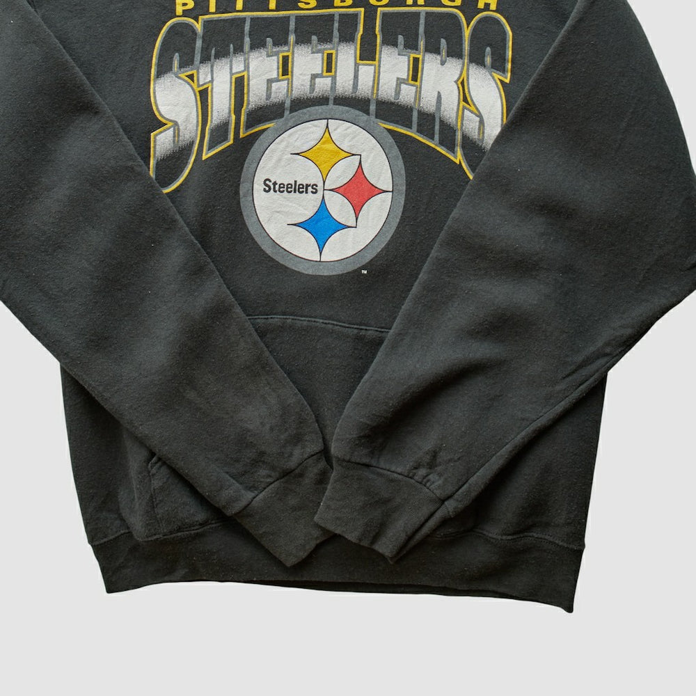 90s Hooded Pullover Sweatshirt - Pittsburgh Steelers Pullover