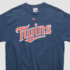 Navy Minnesota Twins Majestic 2000s T-shirt