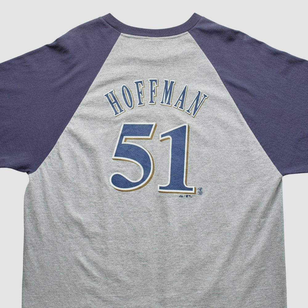 Gray Milwaukee Brewers Majestic 2000s T-shirt