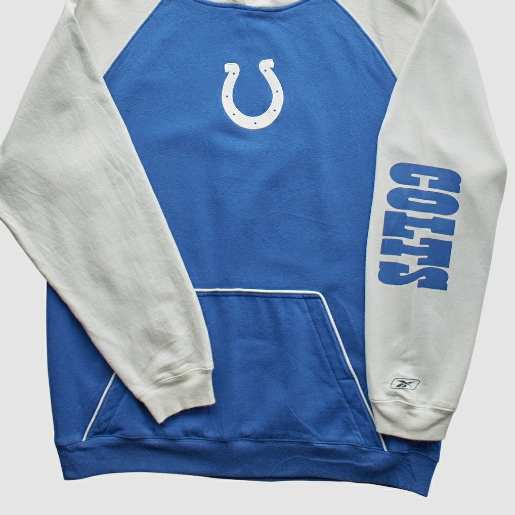 Reebok 2000s Hooded Pullover Sweatshirt - Indianapolis Colts Pullover