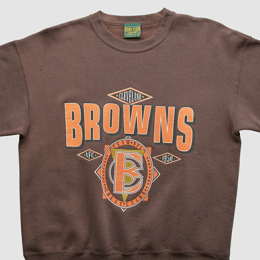 Home Team Advantage 90s Sweatshirt - Cleveland Browns Sweatshirts