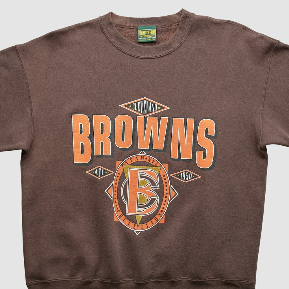 Home Team Advantage 90s Sweatshirt - Cleveland Browns Sweatshirts