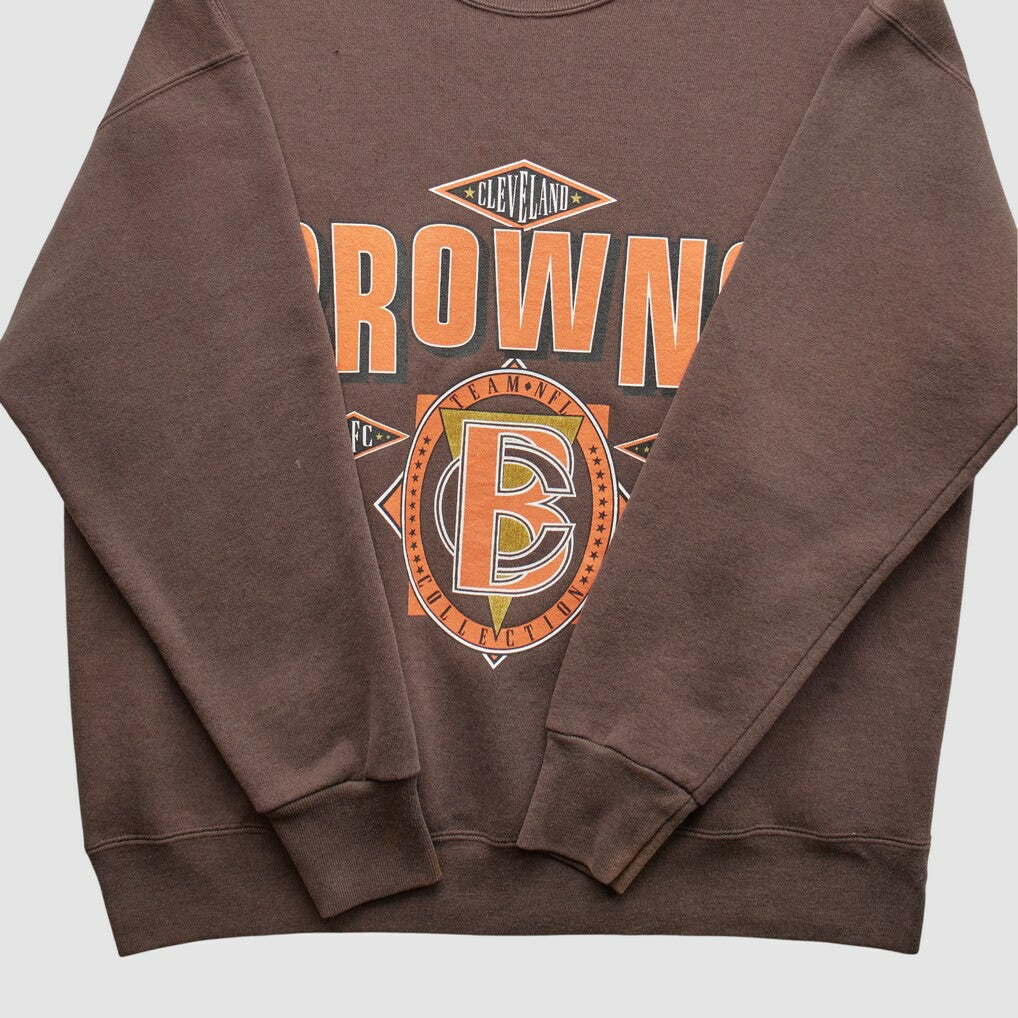Home Team Advantage 90s Sweatshirt - Cleveland Browns Sweatshirts