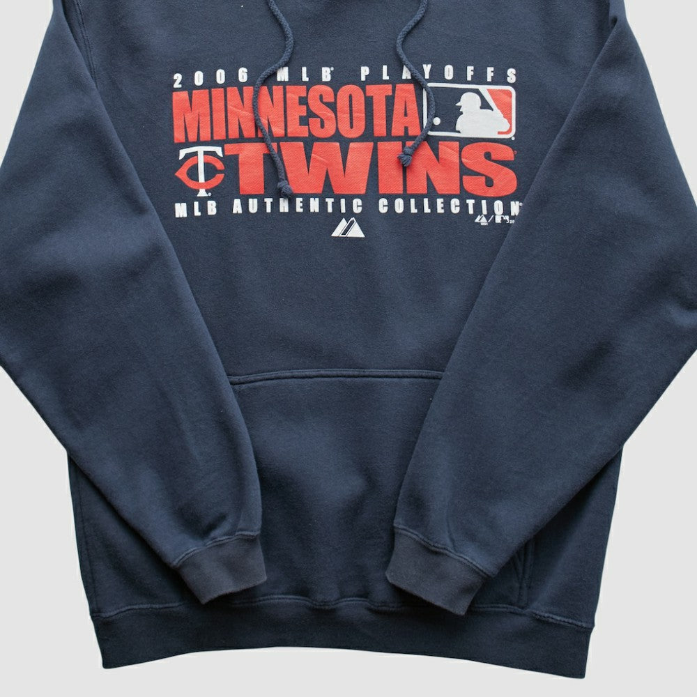 Navy Minnesota Twins Majestic 2006 Hooded Sweatshirt