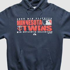 Navy Minnesota Twins Majestic 2006 Hooded Sweatshirt
