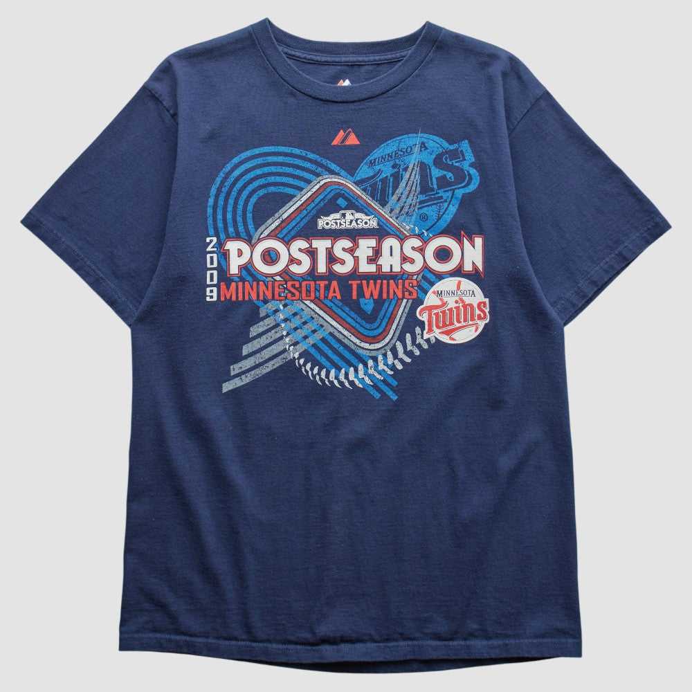 Navy Minnesota Twins Majestic 2009 T-shirt