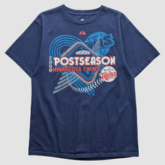 Navy Minnesota Twins Majestic 2009 T-shirt