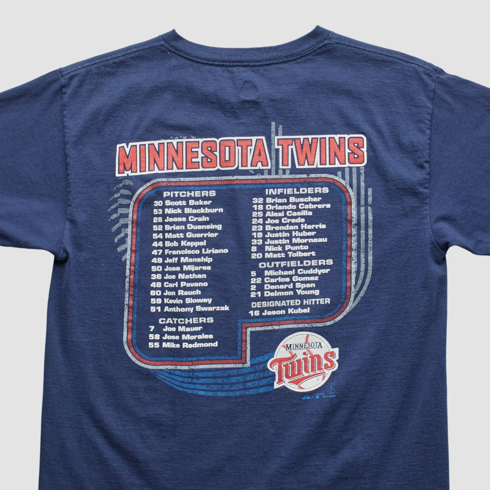 Navy Minnesota Twins Majestic 2009 T-shirt
