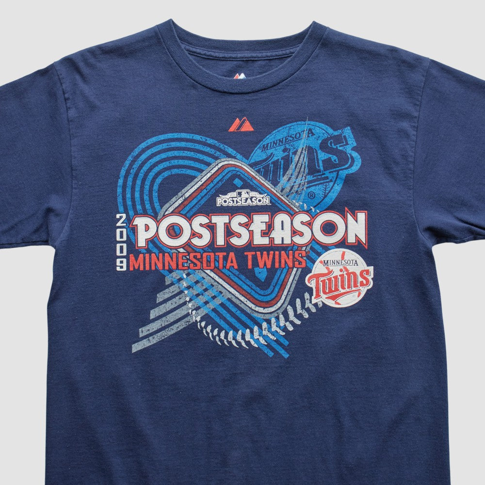 Navy Minnesota Twins Majestic 2009 T-shirt