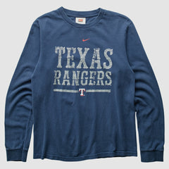 Navy Texas Rangers Nike 2000s Long Sleeve T-shirt