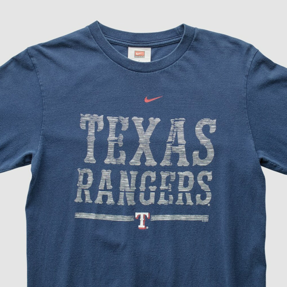 Navy Texas Rangers Nike 2000s Long Sleeve T-shirt
