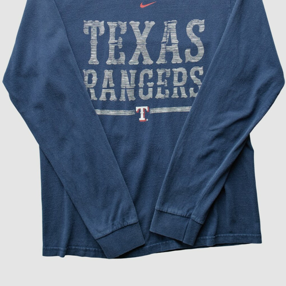 Navy Texas Rangers Nike 2000s Long Sleeve T-shirt