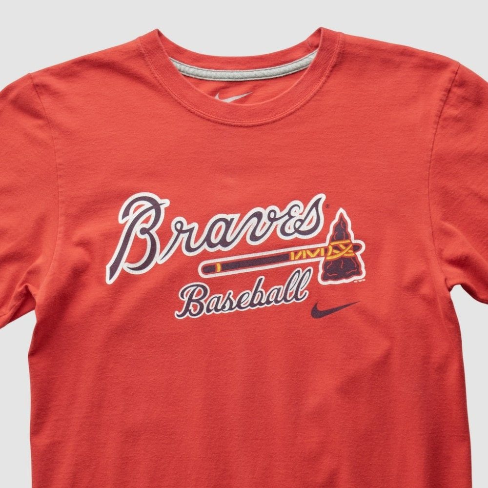 Red Atlanta Braves Nike 2010s T-shirt