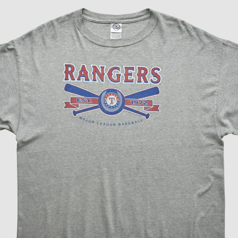 Heather Gray Texas Rangers Delta 2000s T-shirt