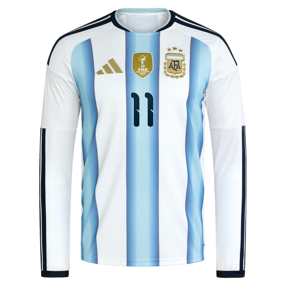 Angel Di Maria Argentina National Team 2026 Home Replica Long Sleeve Jersey