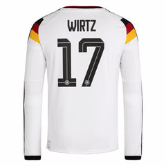 Florian Wirtz Germany National Team 2026 Home Replica Long Sleeve Jersey